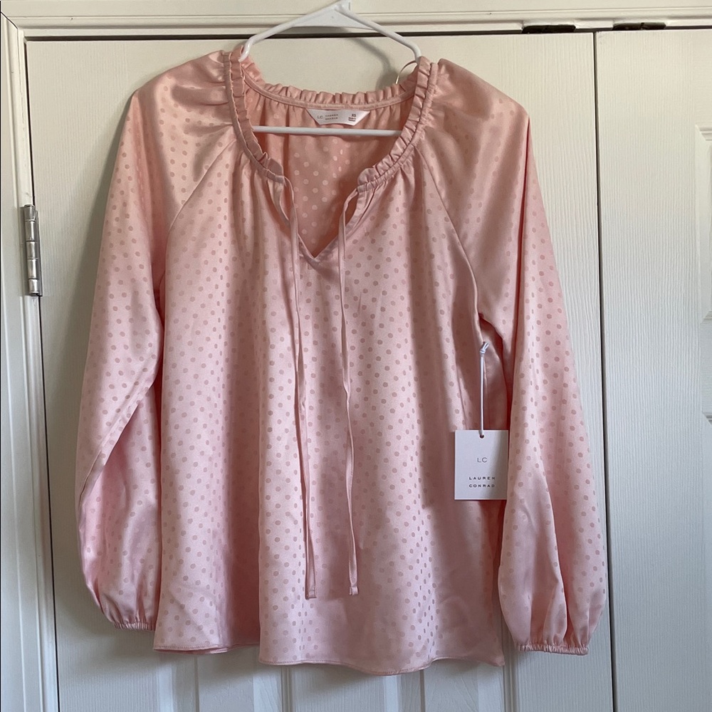 LC Lauren Conrad Pink Blouse